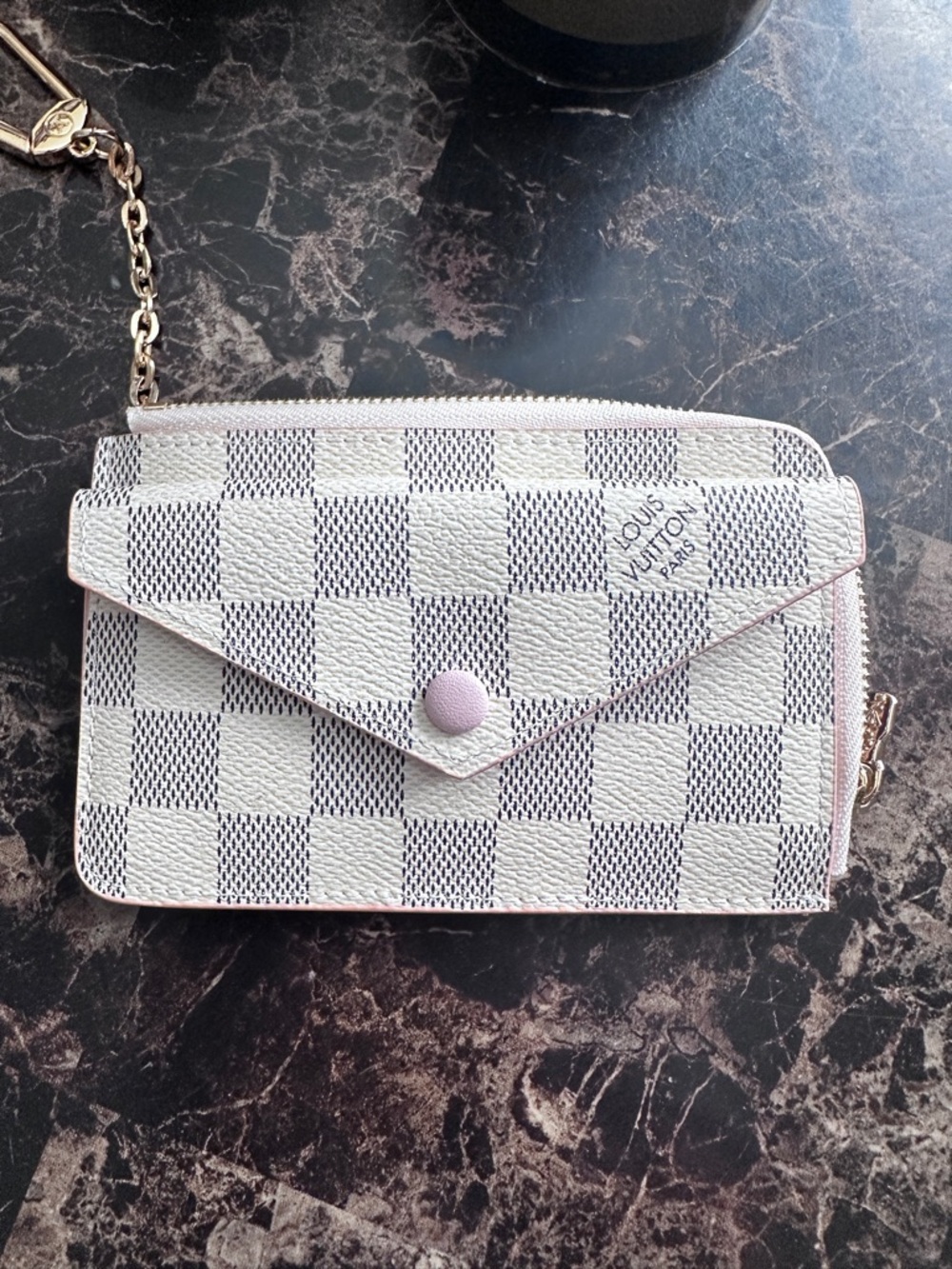 NIB- Louis Vuitton Damier Azur Key Ring Wallet - Picture 11 of 15